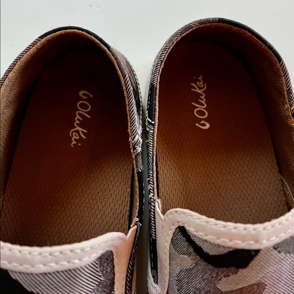 Olukai Pehuea Pa'i Womens Soft Pink/Ke Au Camo Slip-on Shoe Loafer US 6.5 NWT - Picture 4 of 6